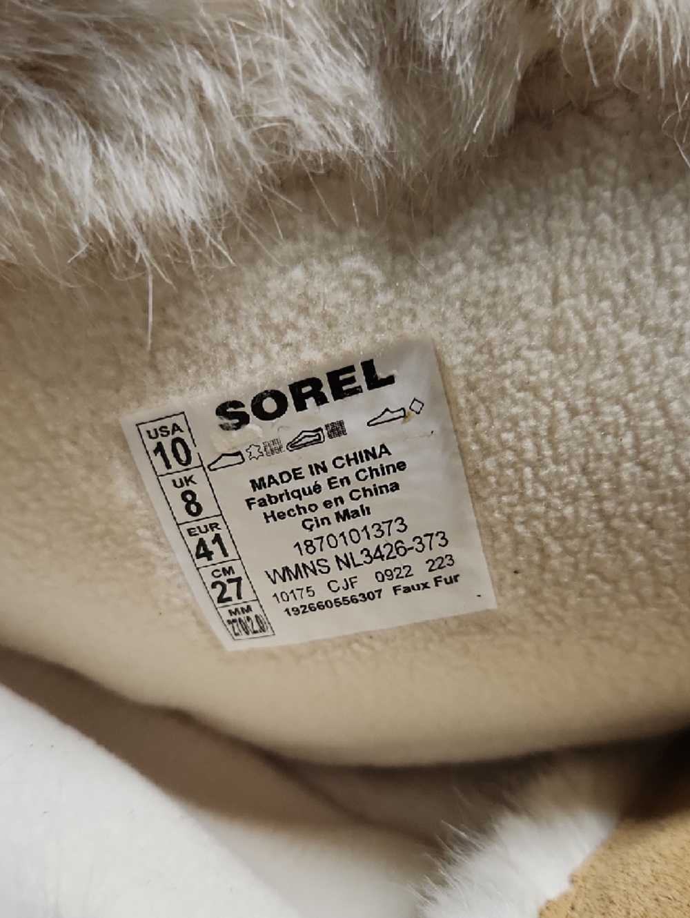 Sorel Insulated Waterproof Boots - Tan - Picture 10 of 10